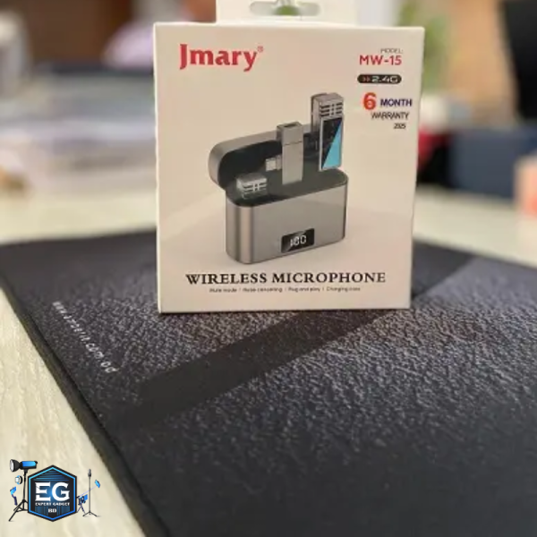 Jmary MW-15 2.4G Dual Wireless Microphone Type-C For Mobile - Image 3