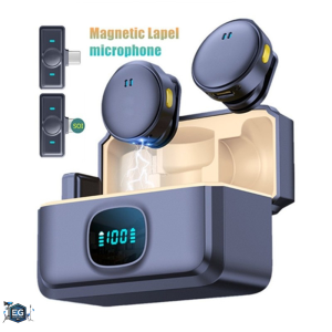 SX21 Magnetic Mini Dual Wireless Microphone